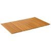 vidaXL Bath Mat Plain Brown 80 x 50 cm Wood