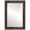 vidaXL Bathroom Mirror Wall-mounted with Mirror Brown 70 x 50 x 2.5 cm