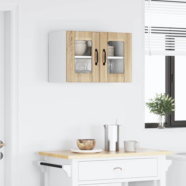 vidaXL Dishwasher Panel Lucca Sonoma Oak 60 x 31 x 40 cm