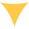 vidaXL Sunshade Sail Oxford Fabric Triangular 4.5x4.5x4.5 m Yellow