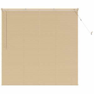 vidaXL Venetian Blind Manual Light Brown with Pattern 150 x 160 cm PVC