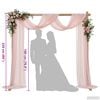 vidaXL Wedding Arch Light Brown 225 x 95 x 226 cm Solid Pine Wood