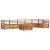 vidaXL Outdoor Sofa Set 7 pcs Natural Solid Acacia Wood