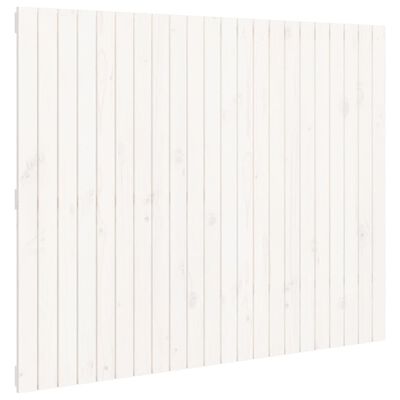vidaXL Wall Headboard White 140x3x110 cm Solid Wood Pine