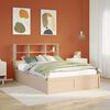vidaXL Bed Frame without Mattress 150x200 cm King Size Solid Wood Pine
