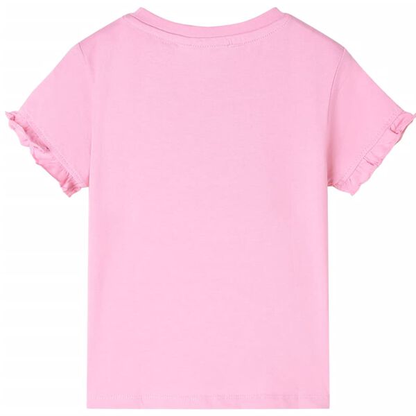 Kids' T-shirt with Short Sleeves Bright Pink 128