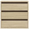 vidaXL Corner Chest of Drawers Sonoma Oak 60x41x58 cm Engineered Wood
