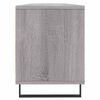 vidaXL TV Cabinet Grey Sonoma 150x30x44.5 cm Engineered Wood