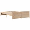 vidaXL Bed Frame without Mattress 140x200 cm Solid Wood Pine
