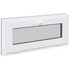 vidaXL Basement Window RISOR 90 x 40 cm PVC and Glass Anthracite