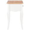 vidaXL Nightstand White and Brown 40x30x50 cm Solid Pine Wood