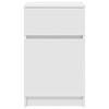 vidaXL Bedside Cabinets 2 pcs White 39x35x65 cm Engineered Wood