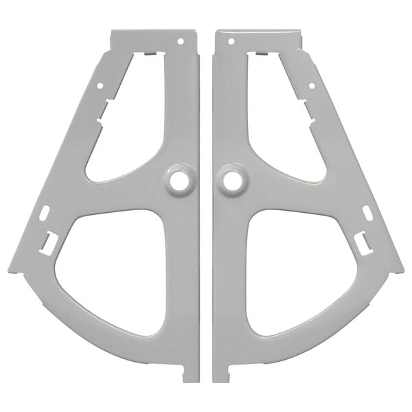 vidaXL Flip Drawer Hinge 2 pcs Silver 235 x 155 x 30 mm Iron