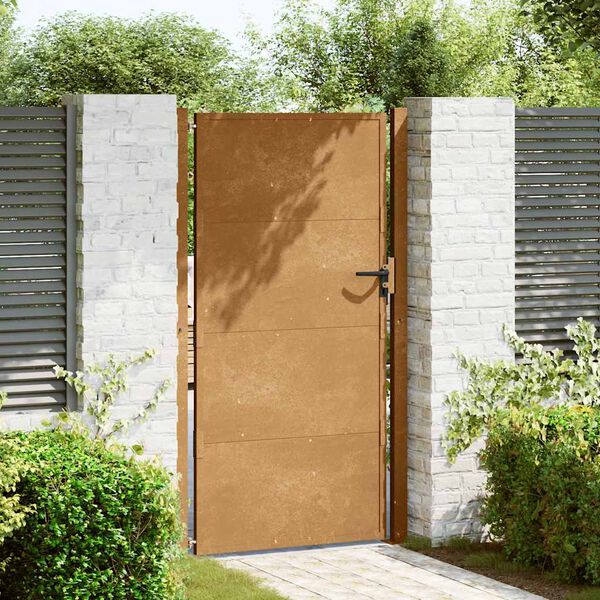 vidaXL Garden Gate 100x200 cm Corten Steel