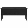 vidaXL Coffee Table Black Oak 102 x 50.5 x 46.5 cm Engineered Wood