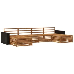 vidaXL Sofa Sets 6 pcs Solid Acacia Wood