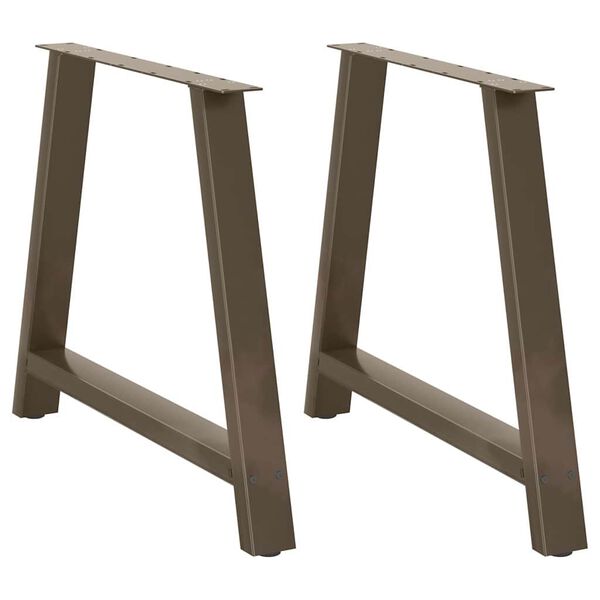 vidaXL Dining Table Legs A-Shaped 2 pcs 90x(72-73) cm Steel