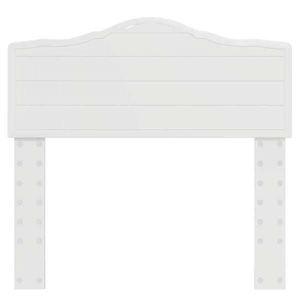 vidaXL Headboard with Headboard Gloss White 75 cm Engineered wood