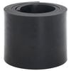 vidaXL Rubber Edge for Snow Plow Black 180x15x1 cm