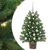 vidaXL Artificial Christmas Tree Green 95 cm PE and PVC