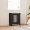 vidaXL Radiator Cover Black 78 x 19 x 81.5cm Engineered Wood