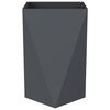 vidaXL Planter 2 pcs Anthracite 50 x 50 x 75 cm Steel