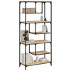 vidaXL Bookcase Sonoma Oak 81x36x176 cm Engineered Wood