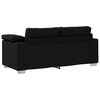 vidaXL Sofa Black 180 x 77 x 82 cm Fabric