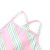 Kids' Dress with Drawstring Sleeveless Pink 116