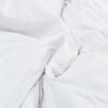 vidaXL Duvet Set with Pillow 2 pcs White Microfiber