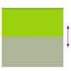 vidaXL Roller Blind Blackout Leaves Green 155x150 cm Fabric Width 151.6 cm Polyester