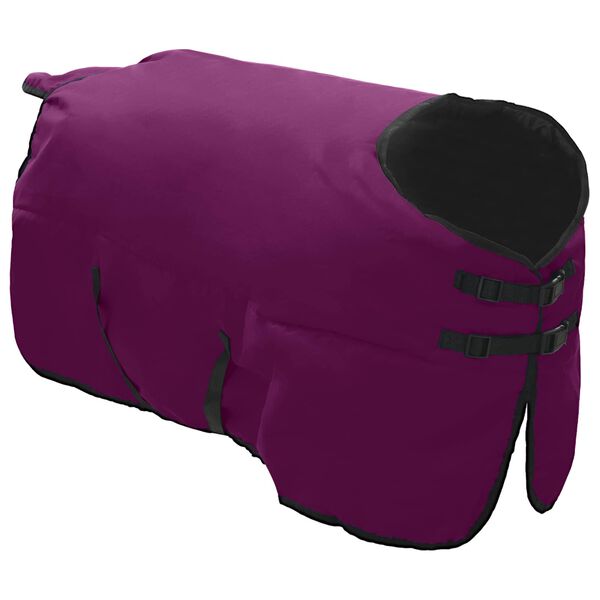 vidaXL Horse Blanket Full Purple 155 cm Polyester