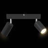 vidaXL Ceiling Spotlight Black 26 x 5.5 x 16.5 cm Steel