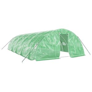 vidaXL Greenhouse with Steel Frame Green 50 m&sup2; 10x5x2.3 m