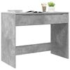 vidaXL Desk with Drawer Concrete Grey 100 x 50 x 78 cm Engineered Wood