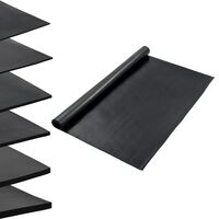 vidaXL Floor Mat Anti-Slip Rubber 1.2x2 m 1 mm Smooth