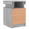 vidaXL Bedside Cabinets with LED Lights 2 pcs Grey Sonoma 35x39x55 cm