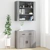 vidaXL Highboard Grey Sonoma Engineered Wood