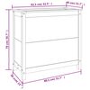 vidaXL Garden Planter 82.5x40x78 cm Solid Wood Pine