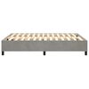 vidaXL Box Spring Bed Frame Light Grey Double Velvet (UK/IE/FI/NO only)