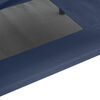 vidaXL Dog Bed Folding Manual Navy Blue 76 x 62 x 70.5 cm Steel