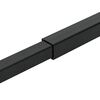 vidaXL Adjustable Window Safety Bar 3 pcs Black Steel