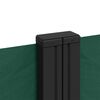 vidaXL Retractable Side Awning Dark Green 100x600 cm