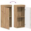 vidaXL Bathroom Wall Cabinet TULUM Artisan Oak 37 x 24.5 x 86 cm
