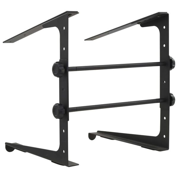 vidaXL Laptop Stand Black 30.5x28x(24.5-37.5) cm Steel