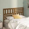 vidaXL Bed Headboard Honey Brown 126x4x100 cm Solid Wood Pine