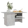 vidaXL Coffee Table Concrete Grey 90x60x46.5 cm Engineered Wood