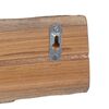 vidaXL Hanger Brown 50 x 8 x 12 cm Solid Reclaim Wood