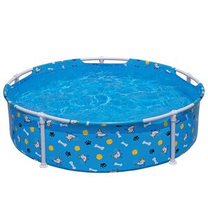 Bestway Above Ground Pet Play Pool Blue 122 x 30.5 cm PVC and Steel