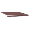 vidaXL Manual Retractable Awning Brown 400x300 cm